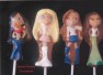 285sp Patriotic Bratty Girl Doll Chocolate Candy Lollipop Mold